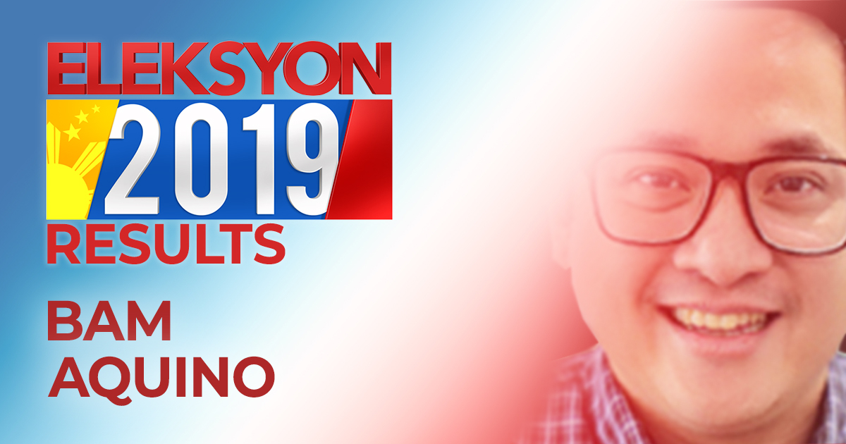 Aquino Bam Senatorial Results Eleksyon 2019 Gma News Online